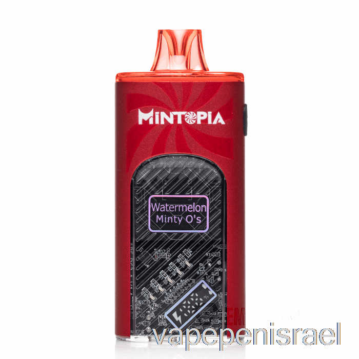 חד פעמי Vape ישראל Mintopia Turbo 9000 אבטיח חד פעמי Minty O's